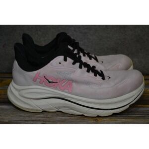 Hoka One One Clifton 10 Wide Shoes Womens 9 D Pink Running Sneakers 1162050 CTNS
